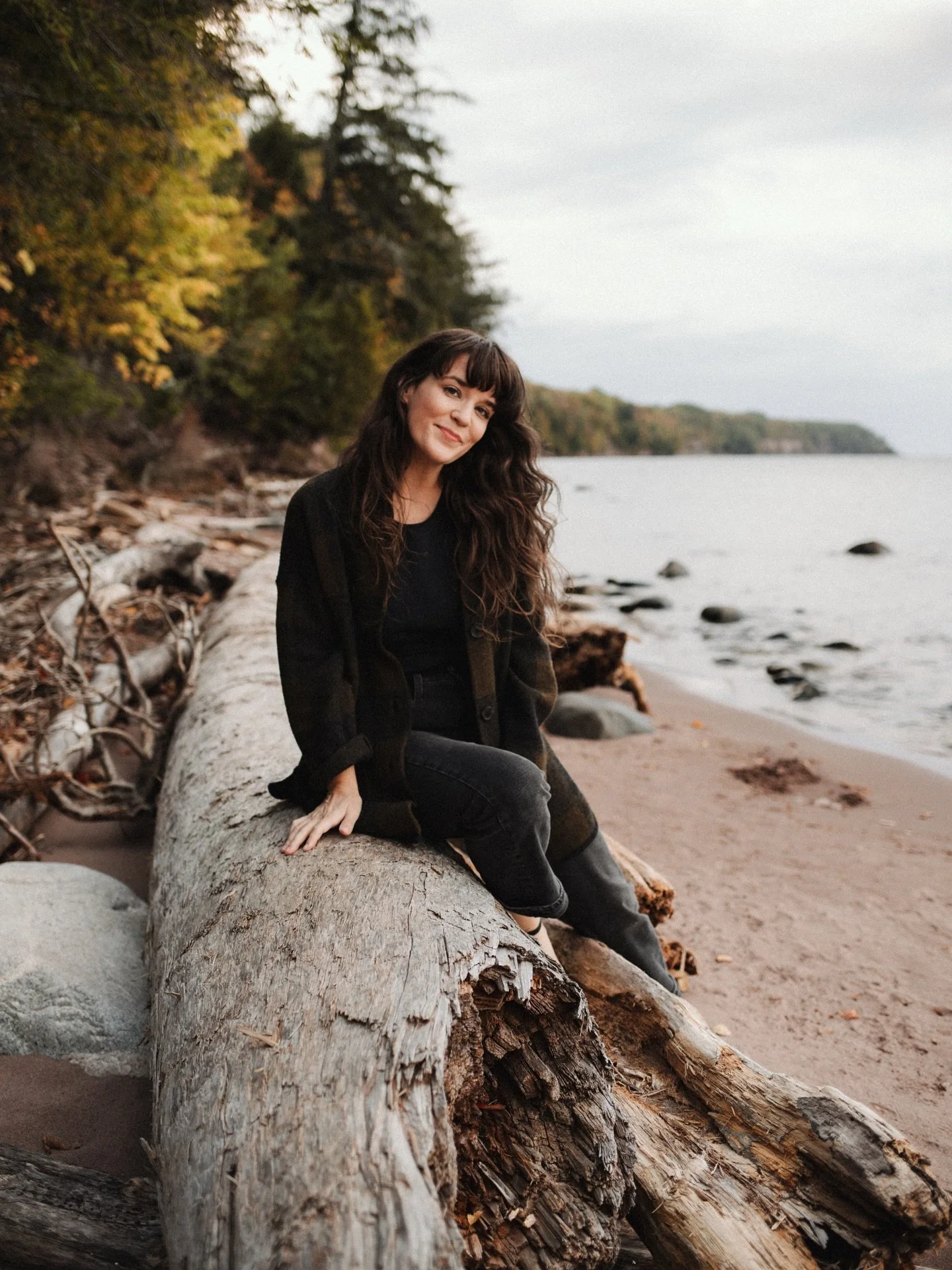 An 80&ordm; day in October called for the beach in Big Bay. 🍂🌅 *immediately whips off coat, sits in the sand lol*