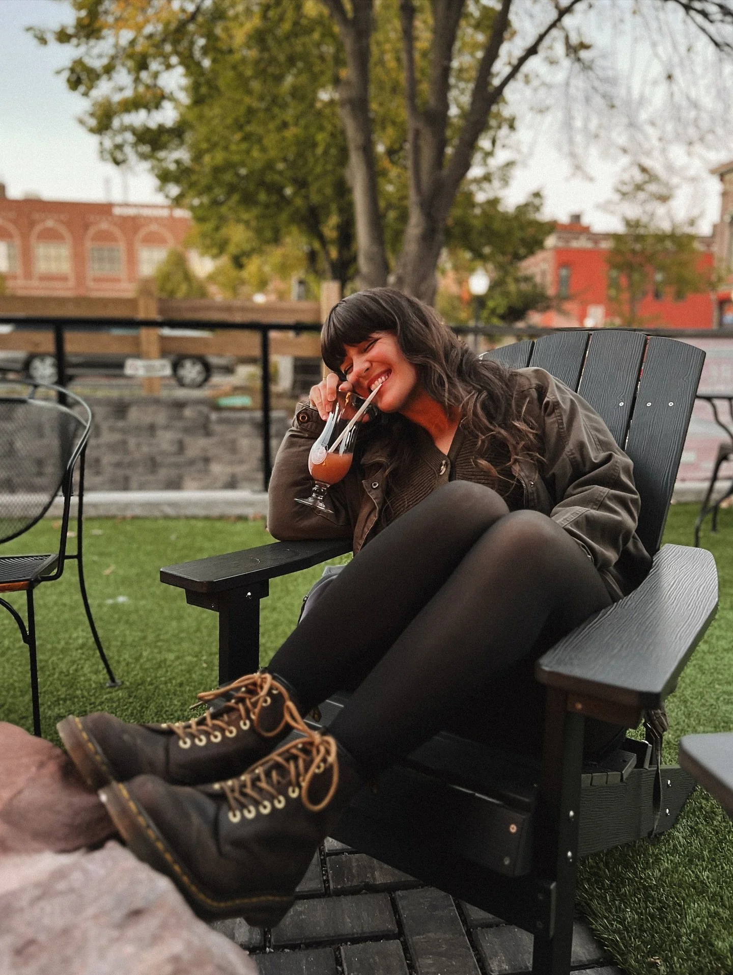 October nights by the fire + boozy slushy sips? I&rsquo;ll just be riiiiight here. ☺️🍂