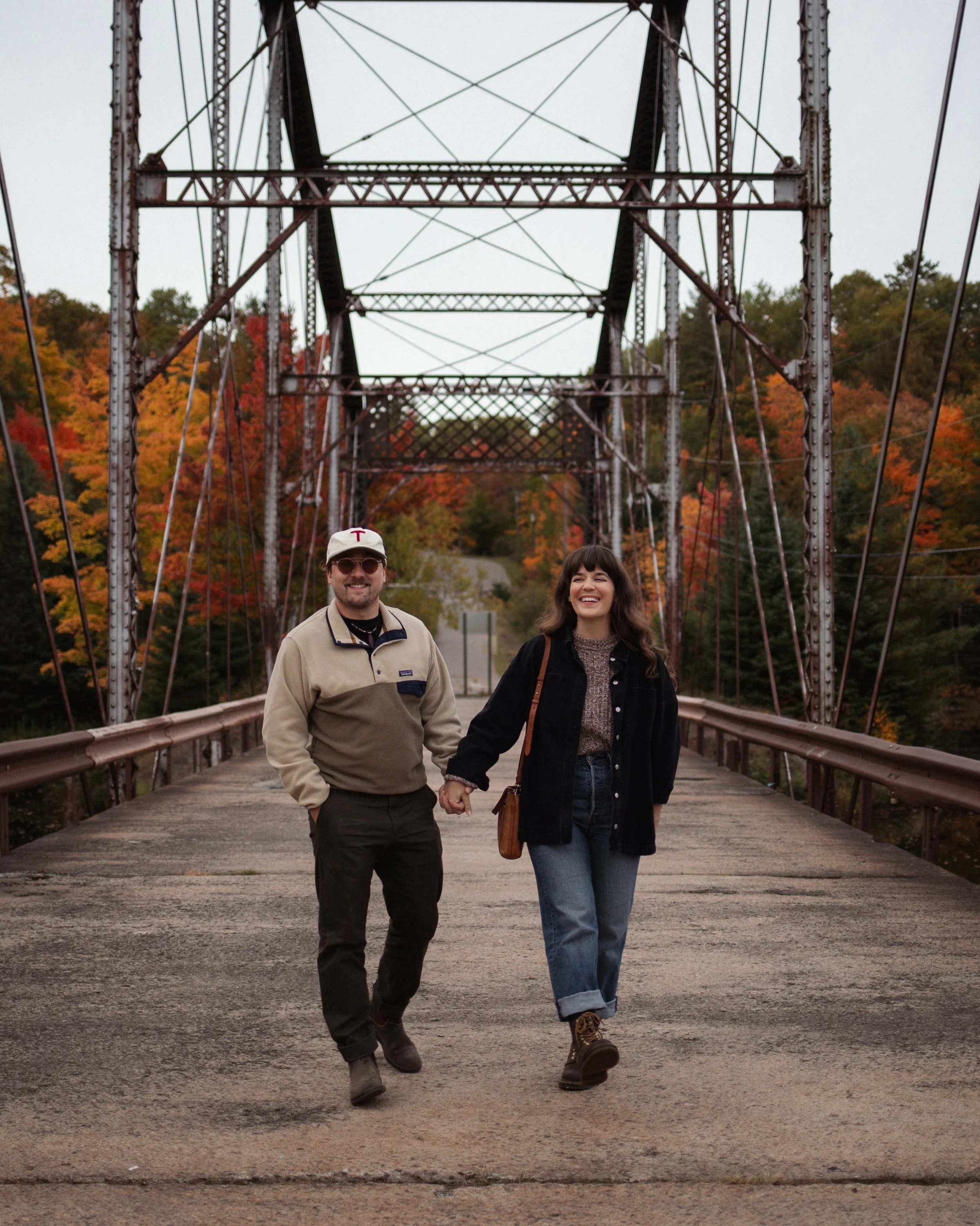 One of my favorite spots to visit in autumn &mdash; 510 Bridge! 🤎🍂