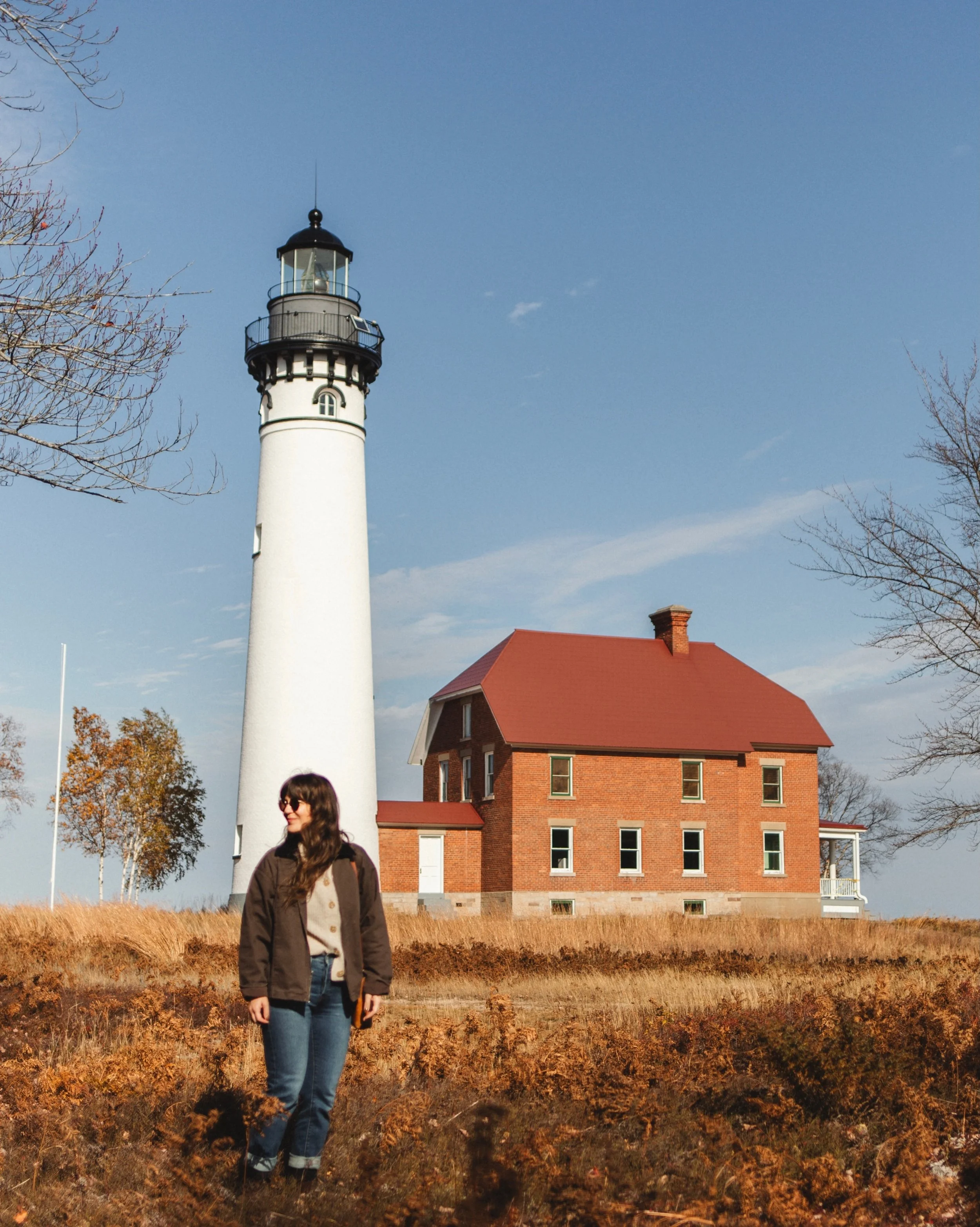 Finally made the trek out to Au Sable Light for the first time since living in the UP and October could not have picked a prettier day for it. 🍂