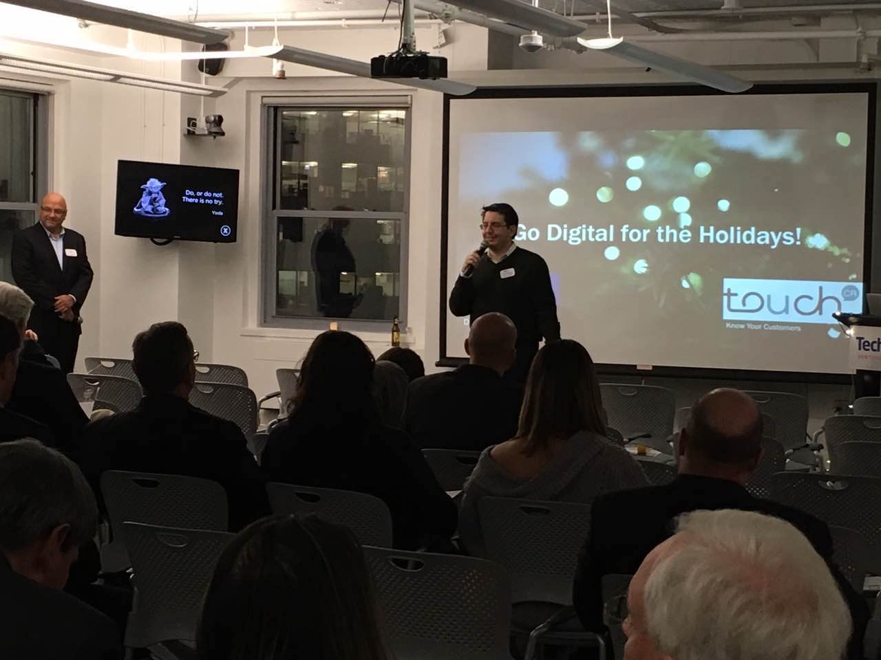 Drink N Digital December 2016 - 85 companies in attendance with TouchCR solutions ( www.touchcr.com ) 