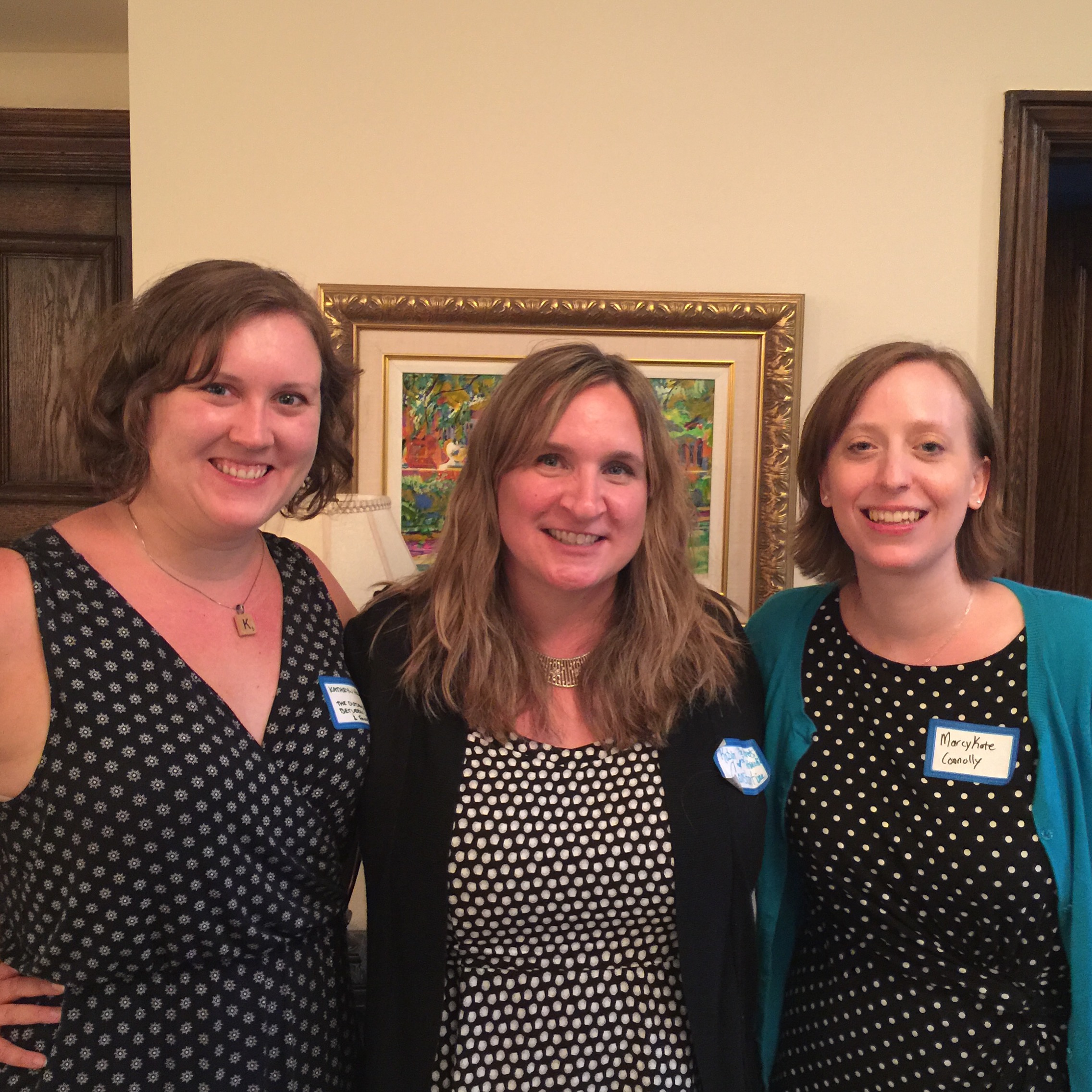 Kathryn Holmes, me, and MarcyKate Connolly at BookitCon! August 2015
