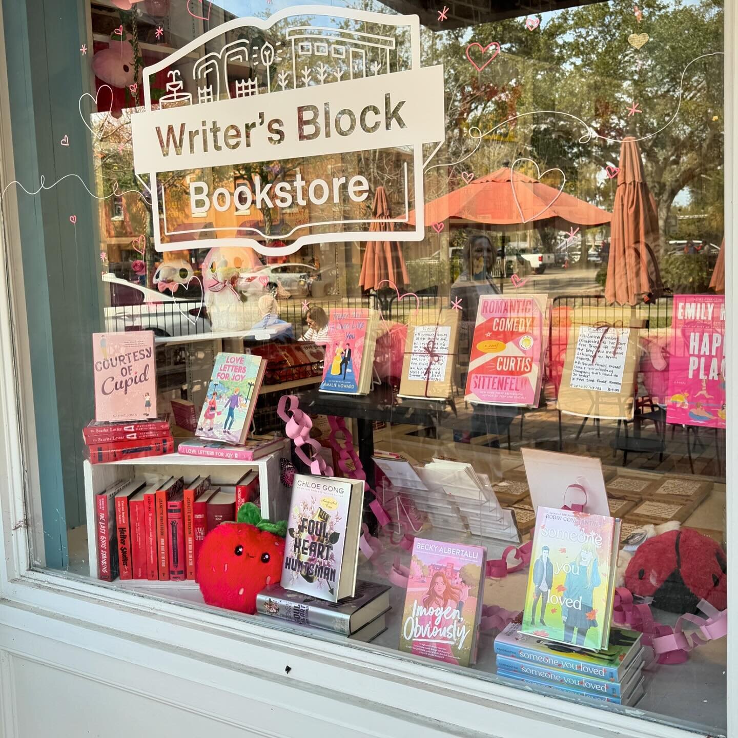 Someone You Loved keeping great company in the Valentine&rsquo;s window display at Writer&rsquo;s Block bookstore in downtown Winter Garden, FL! Stopped in and signed some stock, so if you&rsquo;re looking for a gift for someone or yourself, pop in! 