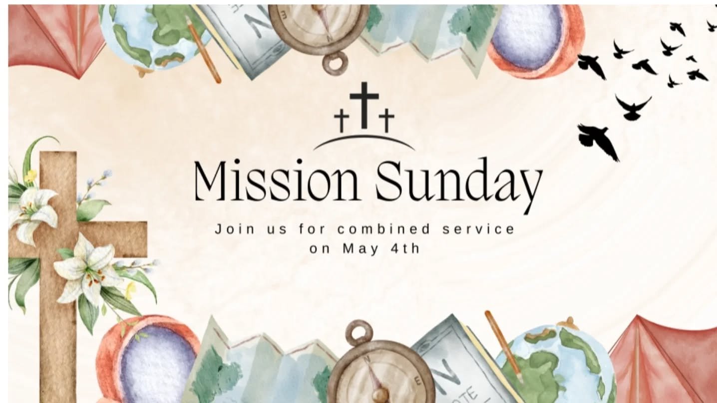 Please join us today at 11am PT for our combined service, in person or online, for our special Mission Sunday sermon!