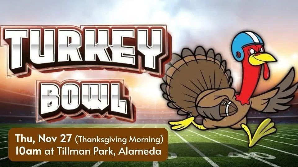 Kick off your Thanksgiving day with some flag football! Nothing says gratefulness for your community like some friendly competition 😉🏈

#thanksgiving #turkeybowl #alameda