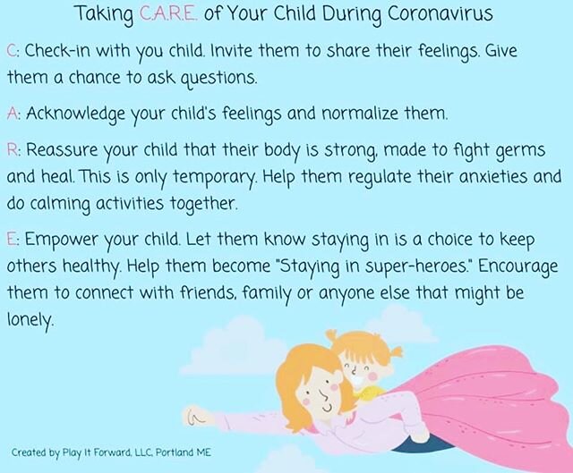 Some helpful tips for helping your child cope with COVID-related stress. #coronavirus #covıd19 #copingwithanxiety