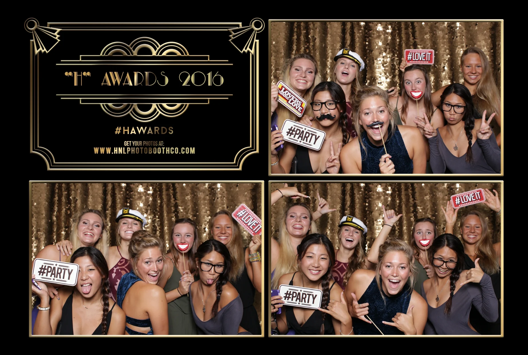 University of Hawaii Athletics Dept. H Awards 2016 Photo Booth