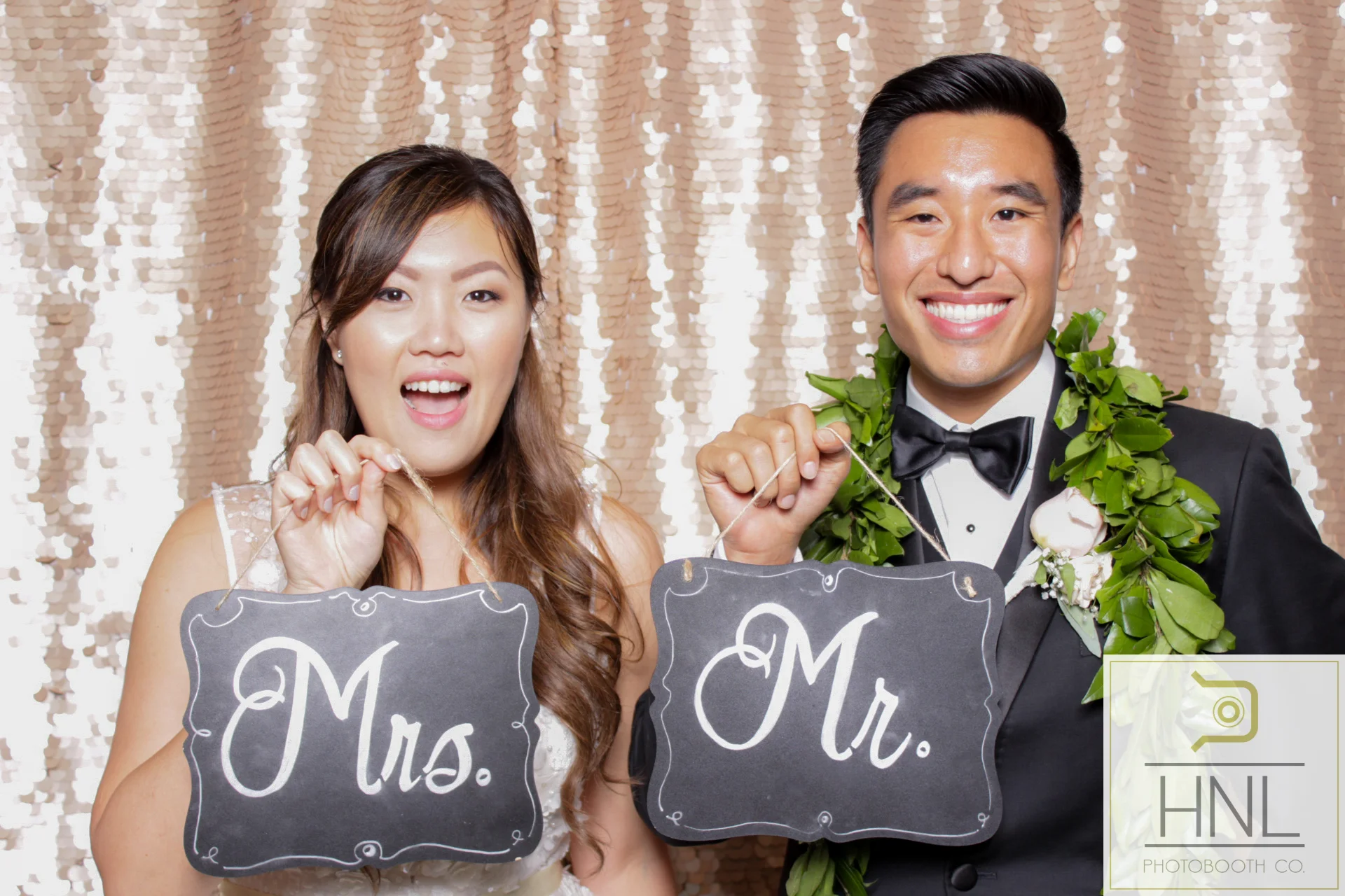 Christina + Brandon's wedding photo booth