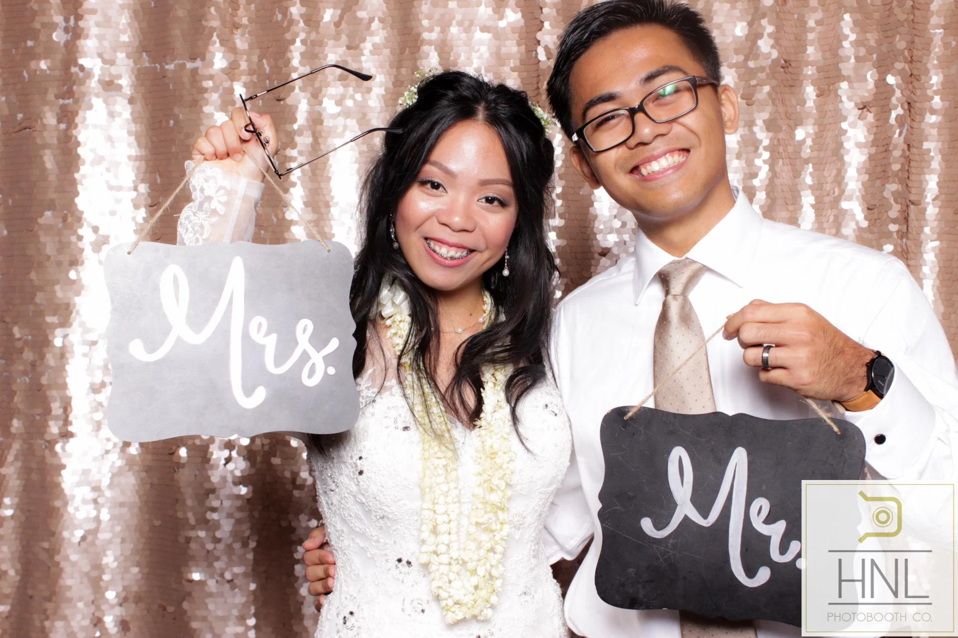Desiree + Will Wedding Photobooth