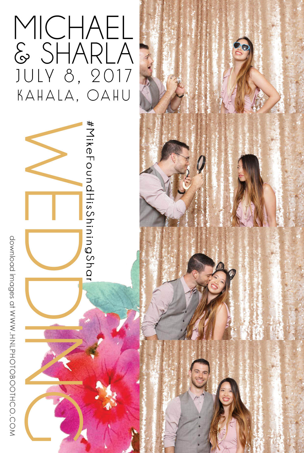 Sharla and Michael Wedding Maile Ballroom and Foyer Kahala Hotel and Resort Oahu Hawaii Photo Booth.jpg