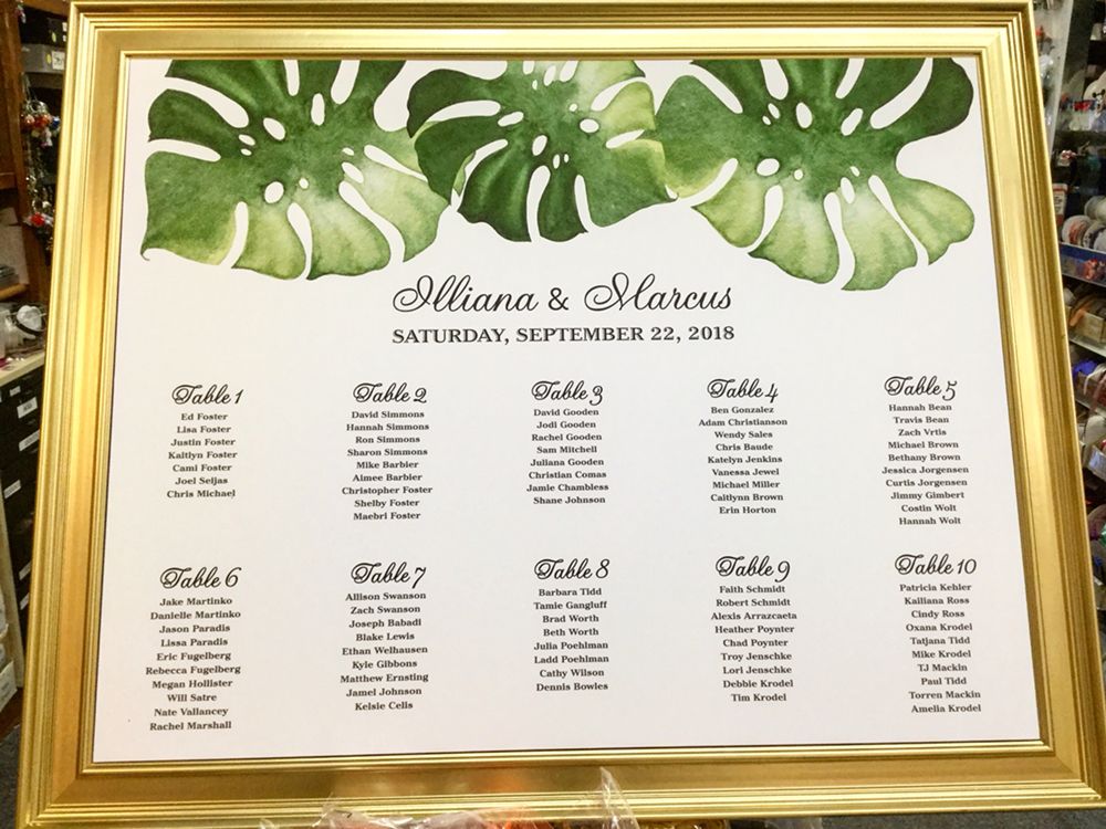 wedding table assignment board cost on oahu honolulu to see reviews from events