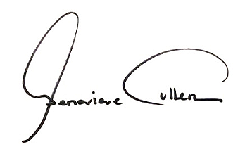 EDTA President Genevieve Cullen signature