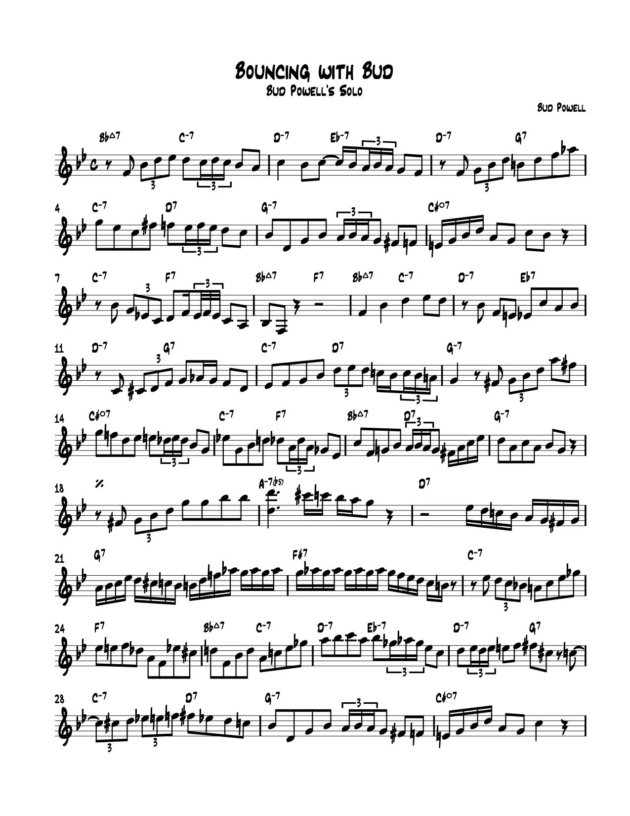 Bud Powell - Bouncing with Bud