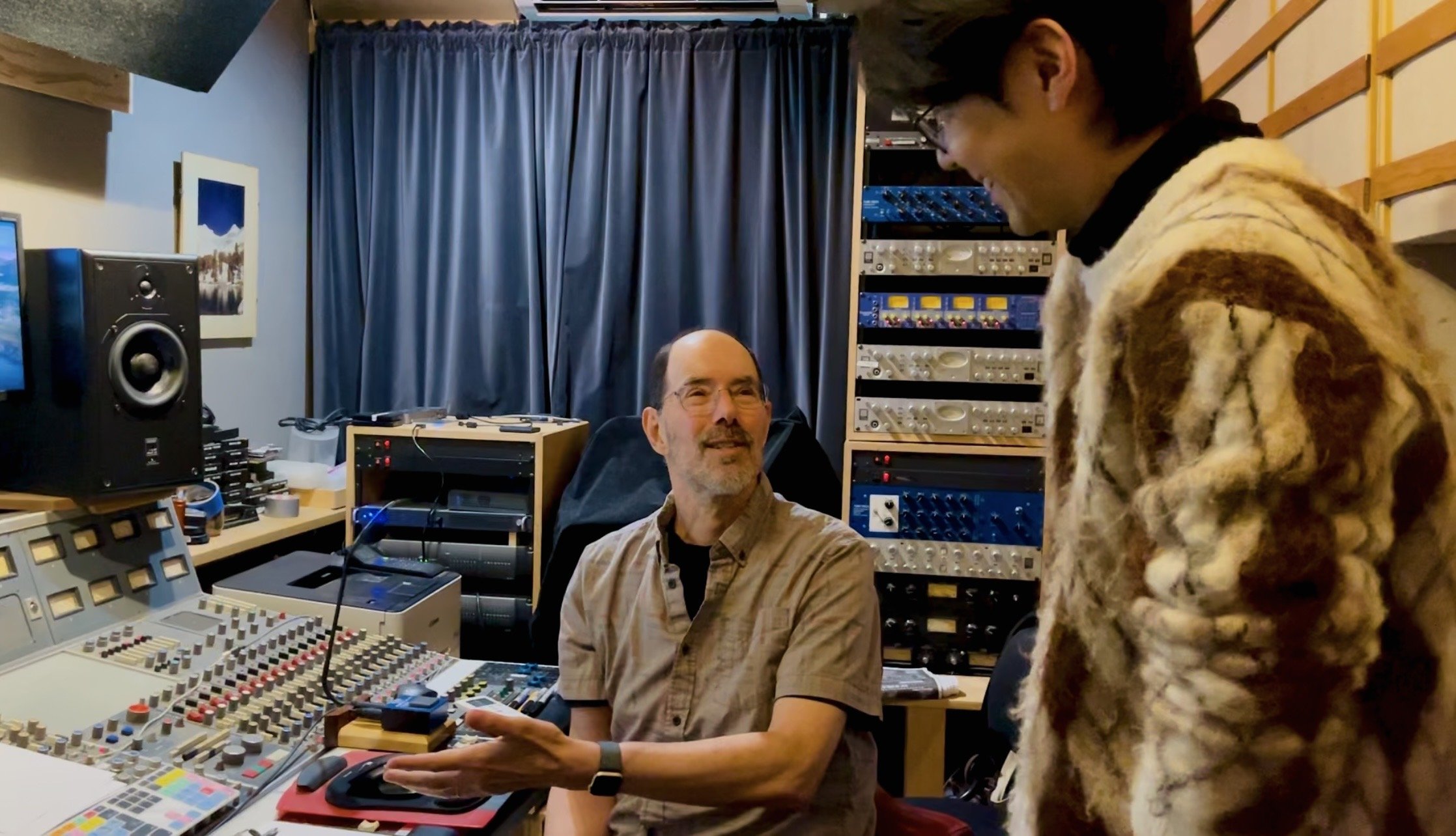 Francis Hon in Acoustic Recording Studio