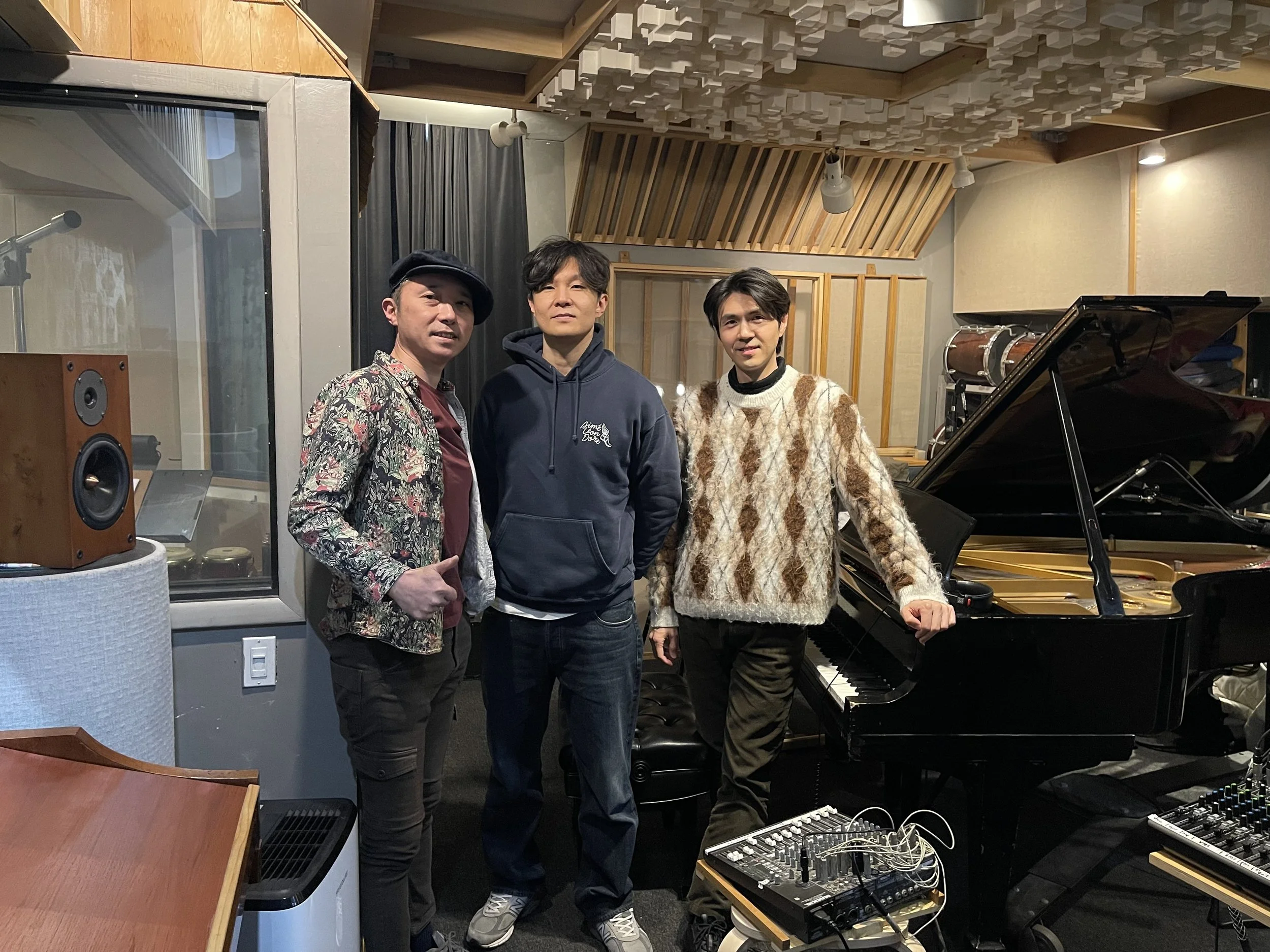 Francis Hon Trio in Acoustic Recording Studio