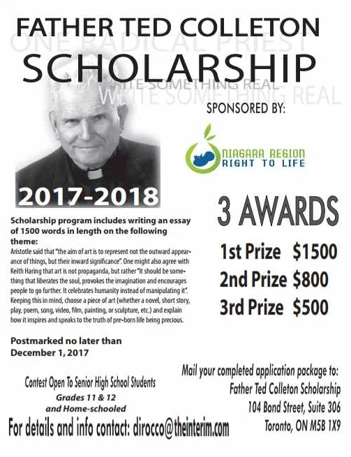Father Ted Colleton Scholarship