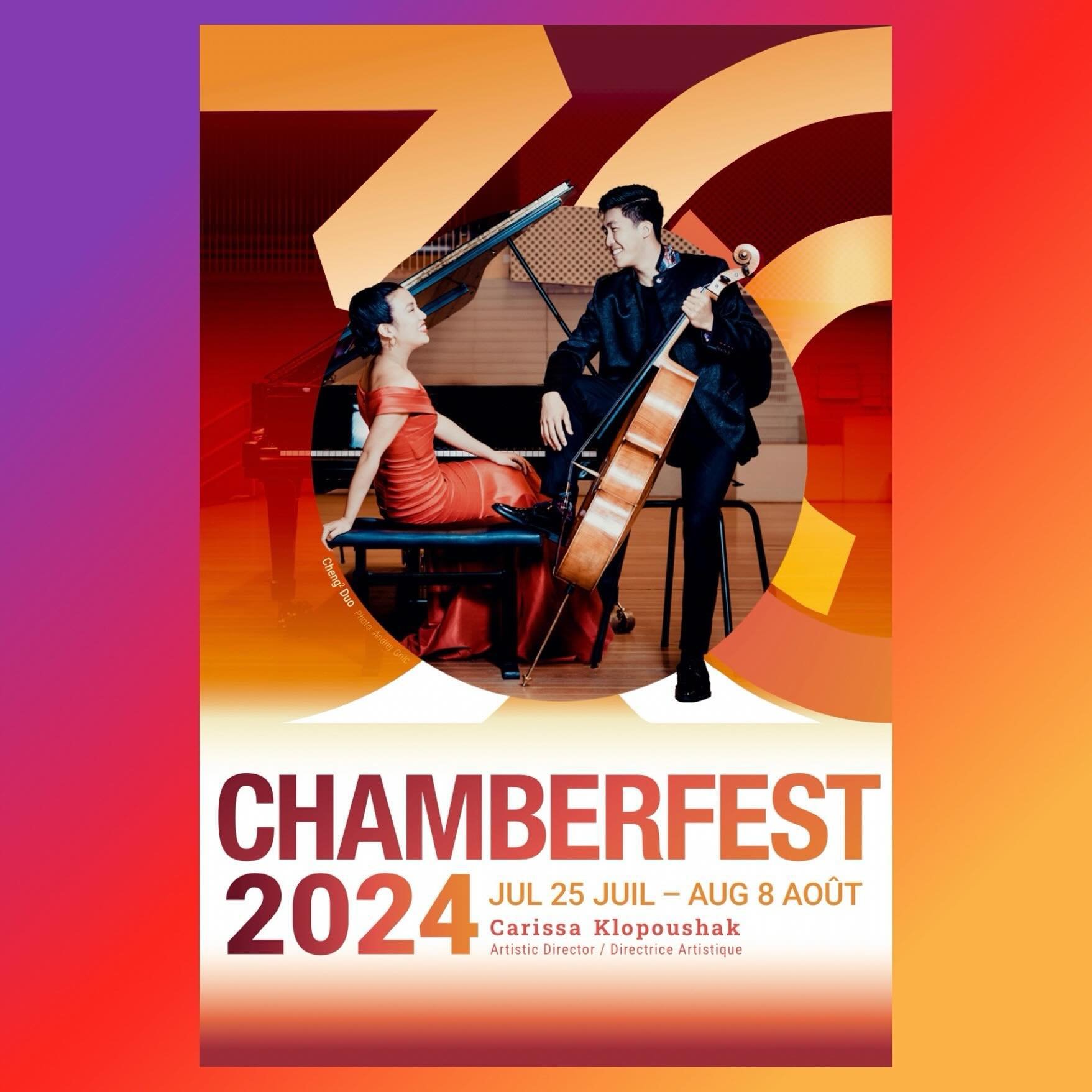 IT&rsquo;S HERE! ✨Chamberfest 2024 is LIVE!

🥳 It&rsquo;s our 30th anniversary and we&rsquo;re ready to celebrate! Over the last three decades, we have grown from a plucky upstart into a trailblazing leader, due in no small part to the many artists 