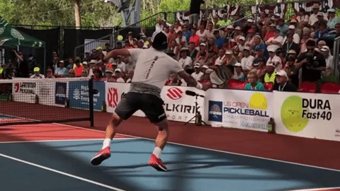 Tyson McGuffin’s lasso-style followthrough is the result of the desire to create speed and heavy topspin.