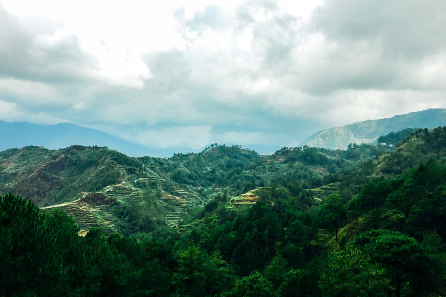 The route from Baguio to Sagada is an incredible six hours of intense winding roads on a giant bus. It's worth it, for views like this.