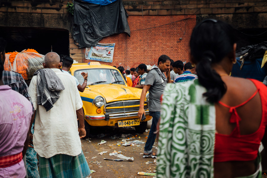 These taxis rule the roads of Kolkata. The hour-long trip from the airport may have been the craziest ride we’ve been on - the heat, the honking, the language barrier, and everyone on the road disobeying traffic regulations. Welcome to India.