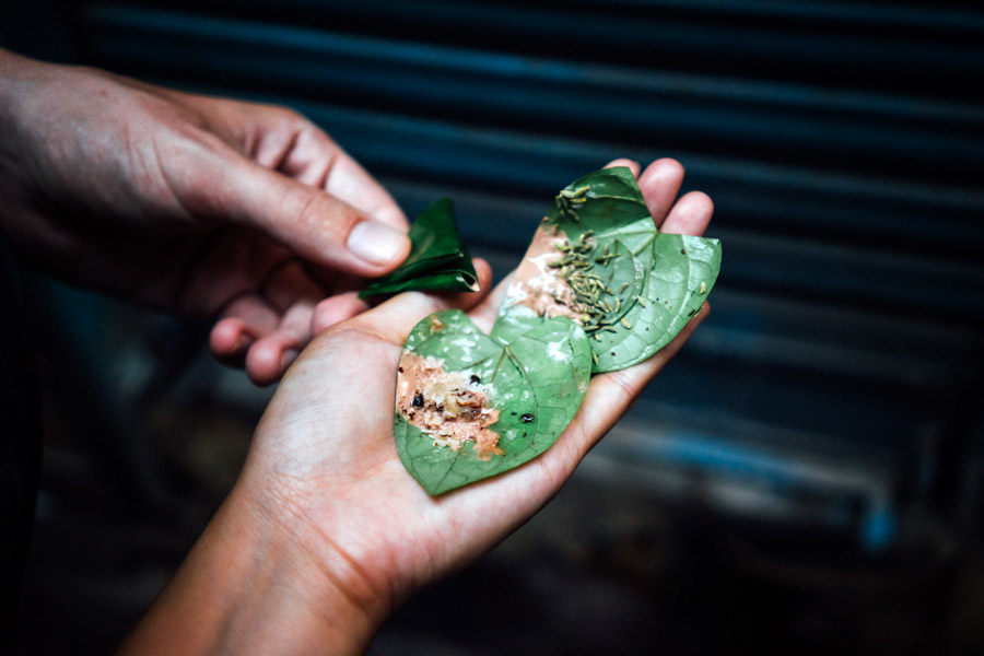 Paan.&nbsp;For only 5 rupees each, it’s no question how easily one can become addicted to this stimulant.
