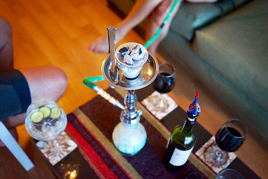  A bit of hookah and wine for old times’&nbsp;sake. 