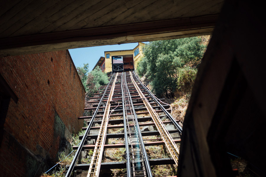  Something that Valparaiso has that San Francisco needs: funiculars! These carriage lifts are all over the steep hillsides of the city, and at most cost $0.45 for a ride. 