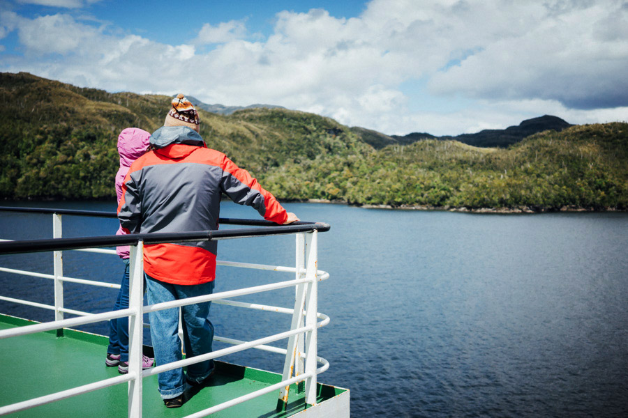  Like these shipmates, we could watch the views for days. 