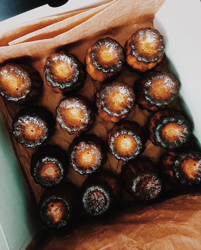 3/3. Fall in California. // One of our favorite pastries: a French canel&eacute; from the region of Bordeaux. We brought back silicone molds from France, found the best recipe on @food52, and baked them all through Thanksgiving and Christmas.
-----
#