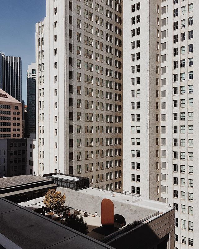 We are back in the Bay Area (been for a few months now), but we are no longer city folk. Somehow we&rsquo;re ok with that. One thing we miss, though: MUNI rides to @SFMOMA. Back in the day when the weather was nice, Madie would sit on this rooftop co