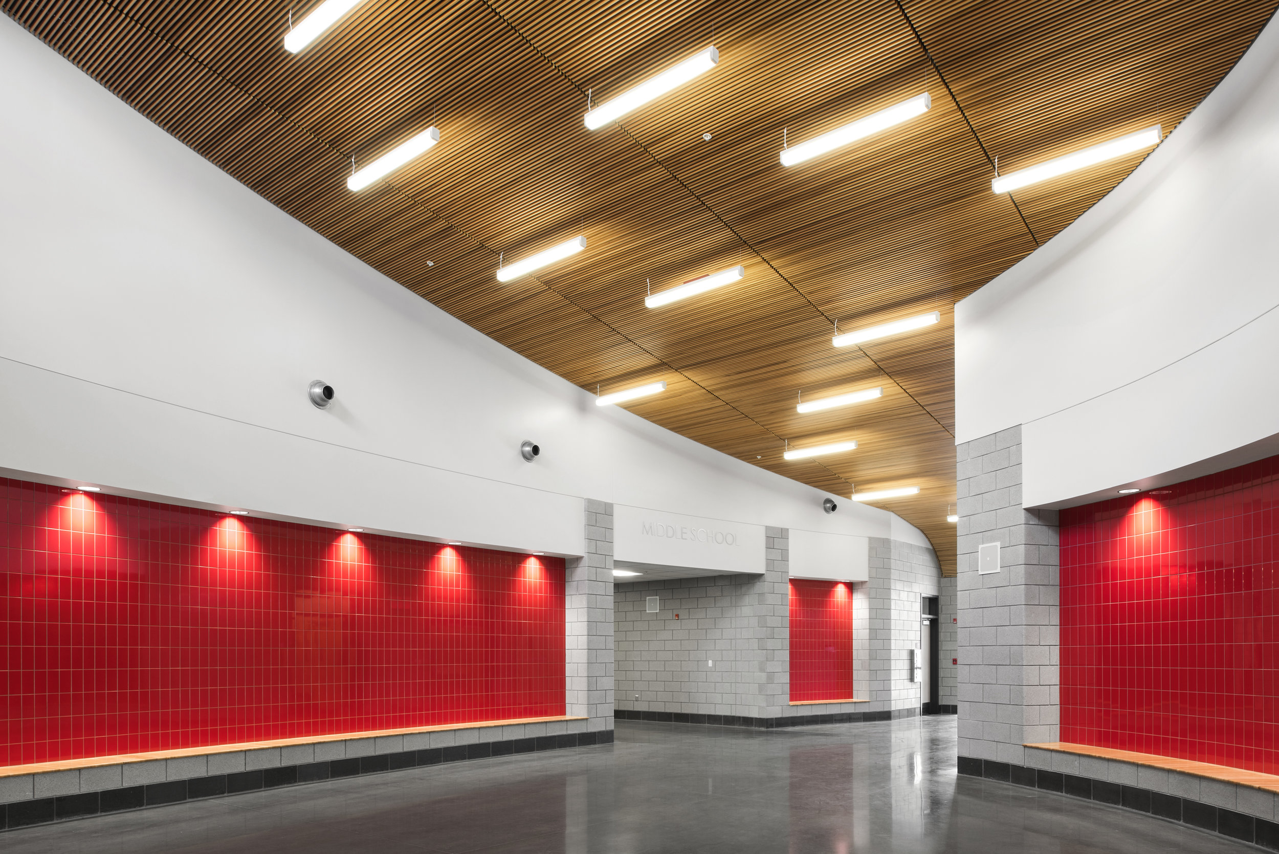 We will feature our recently completed project, Fairview Independent High School at our booth this year!