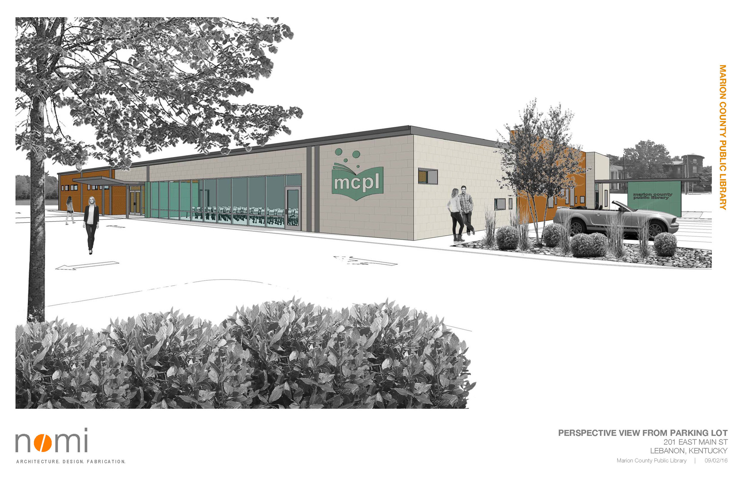 Harrison Street & Parking Facade Concept Study