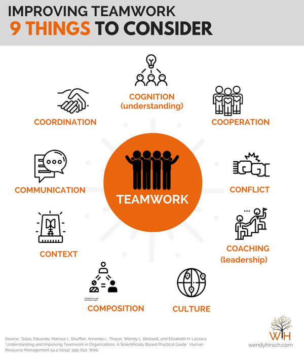 Improving Teamwork 9 Things To Consider — Wendy Hirsch 