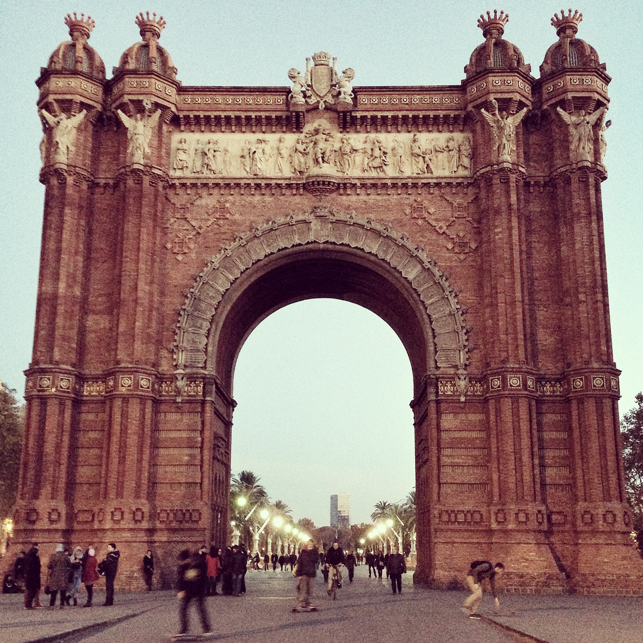 Arc de Triomf, Barcelona, 2013