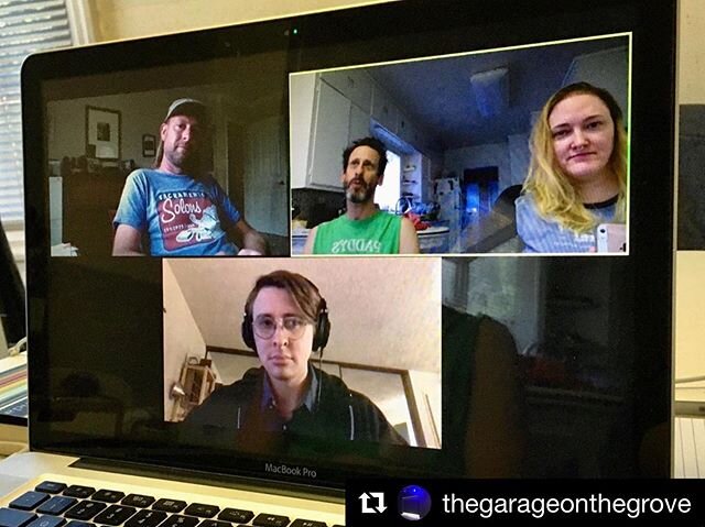 #Repost @thegarageonthegrove ・・・
Sometimes making cool shit means Thursday night Zooming 🤘💻