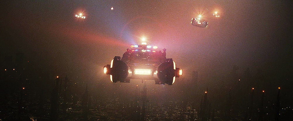 Police Spinner from a scene in Blade Runner