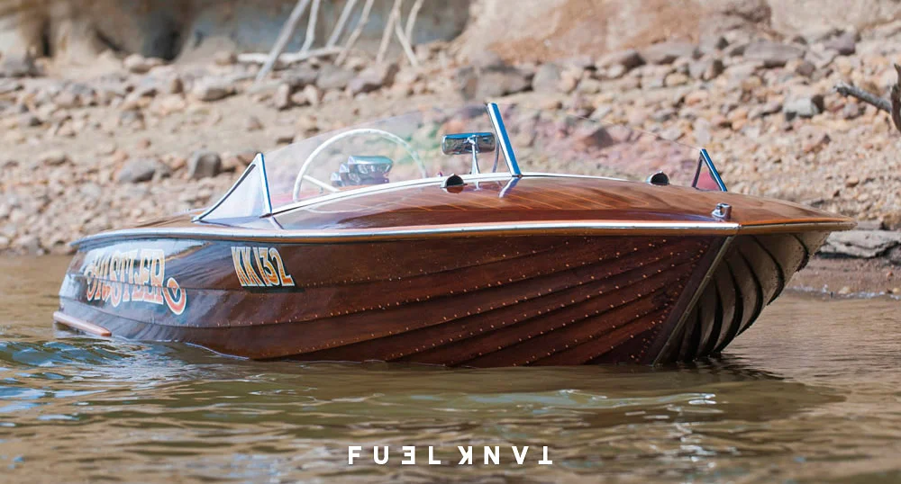Hydro Hot Rod Hustler Vintage Race Boat — Fuel Tank