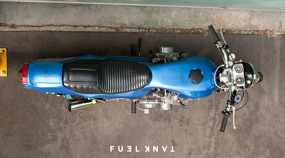 Far Out Fiberglass Tracy's Whaky FiberglassBodied Motorycles — Fuel Tank