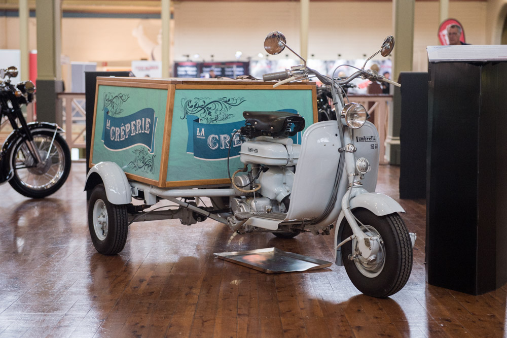 There's always something offbeat and different tucked away, like this Lambretta crêperie trike.