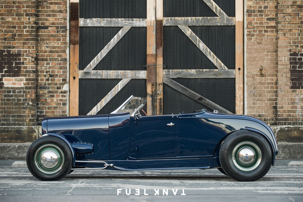True Blue Kotevich's Ford Model A Roadster Hot Rod — Fuel Tank