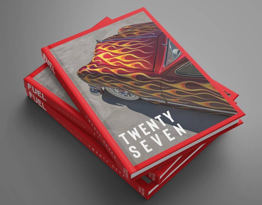 TWENTY SEVEN is our brand new 342 page book that is currently in production. 

The book comes in two variants; a regular soft cover and a limited edition hard cover of just 100 copies. The hard cover comes with $120 worth of extras from @fxdworkwear,