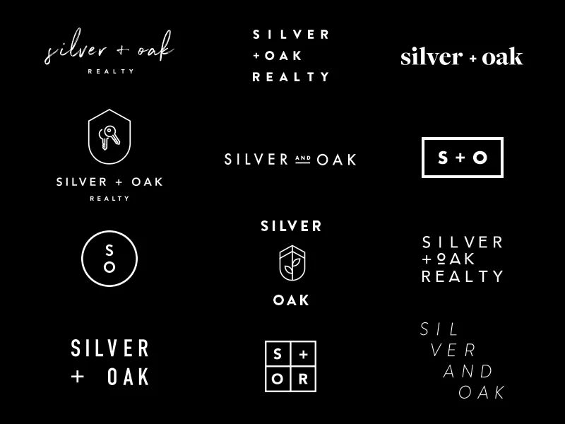 Silver + Oak logos