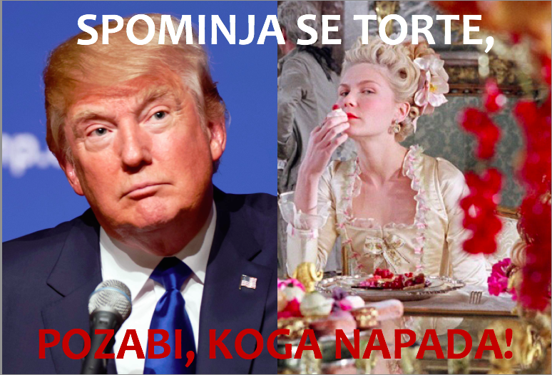 Trump: Sirija ali Irak? Ne ve. Torta je bila najlepša!