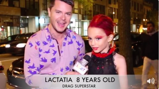 Marketing identitet -  8 letni Drag Queen