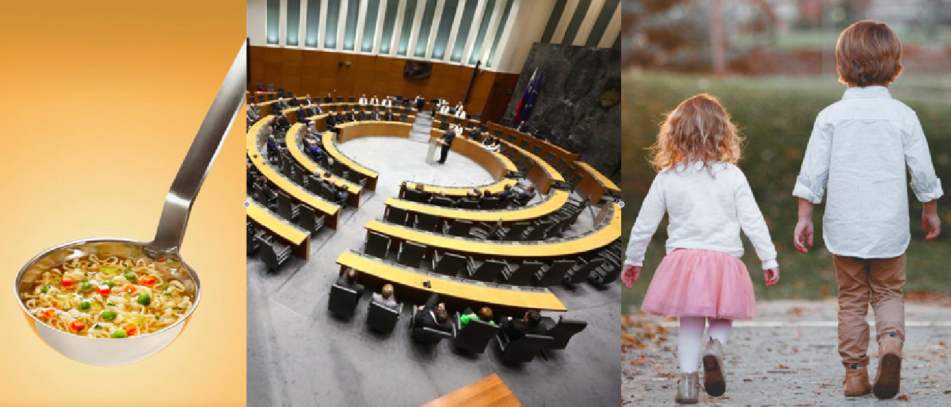 Prehrana otrok v parlament!