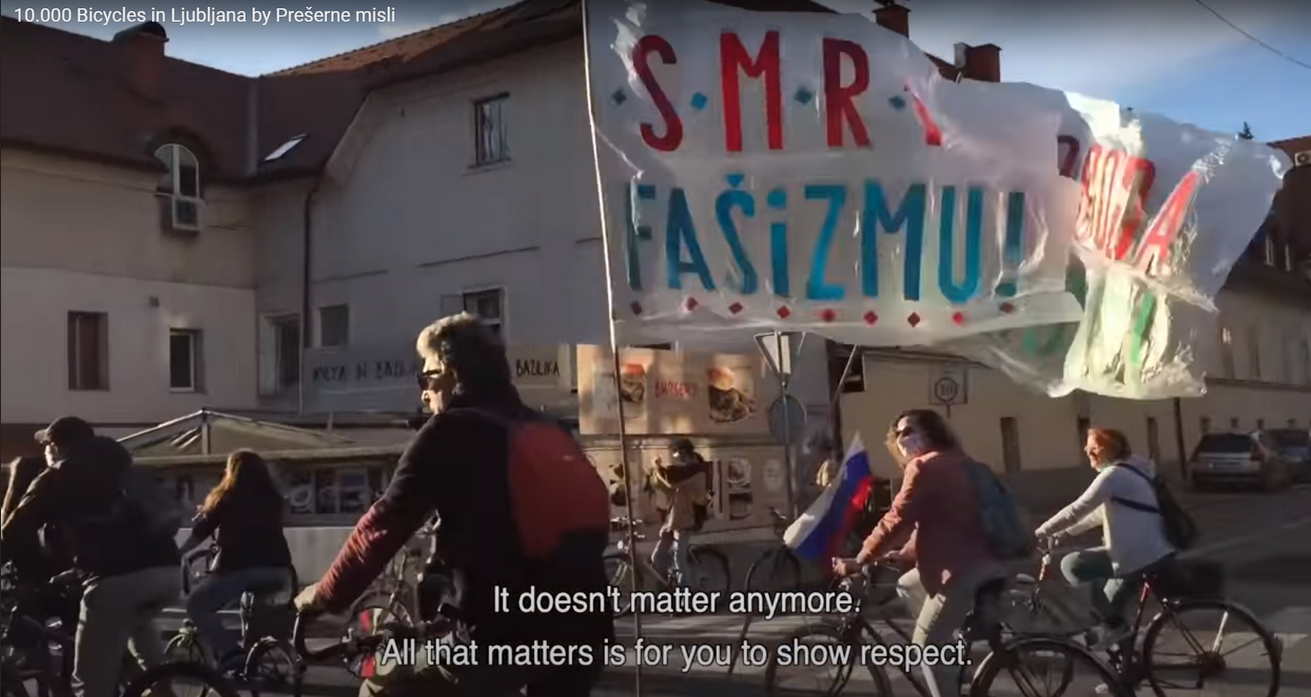 Ne dovolimo ugrabitve kolesarskih protestov!