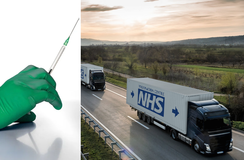 Covid-19: množično cepljenje s pomočjo tovornjakov