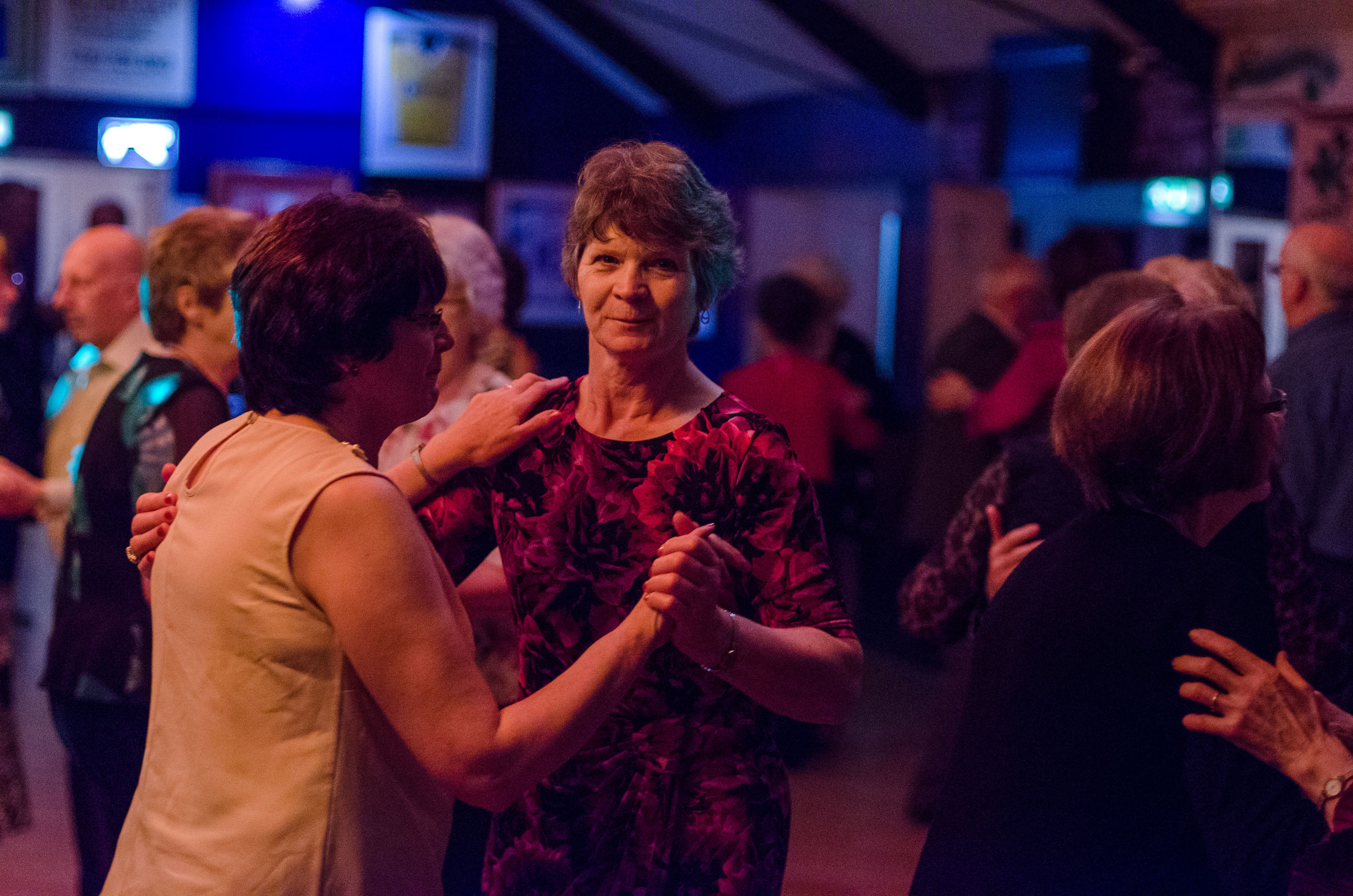 Waltzing.