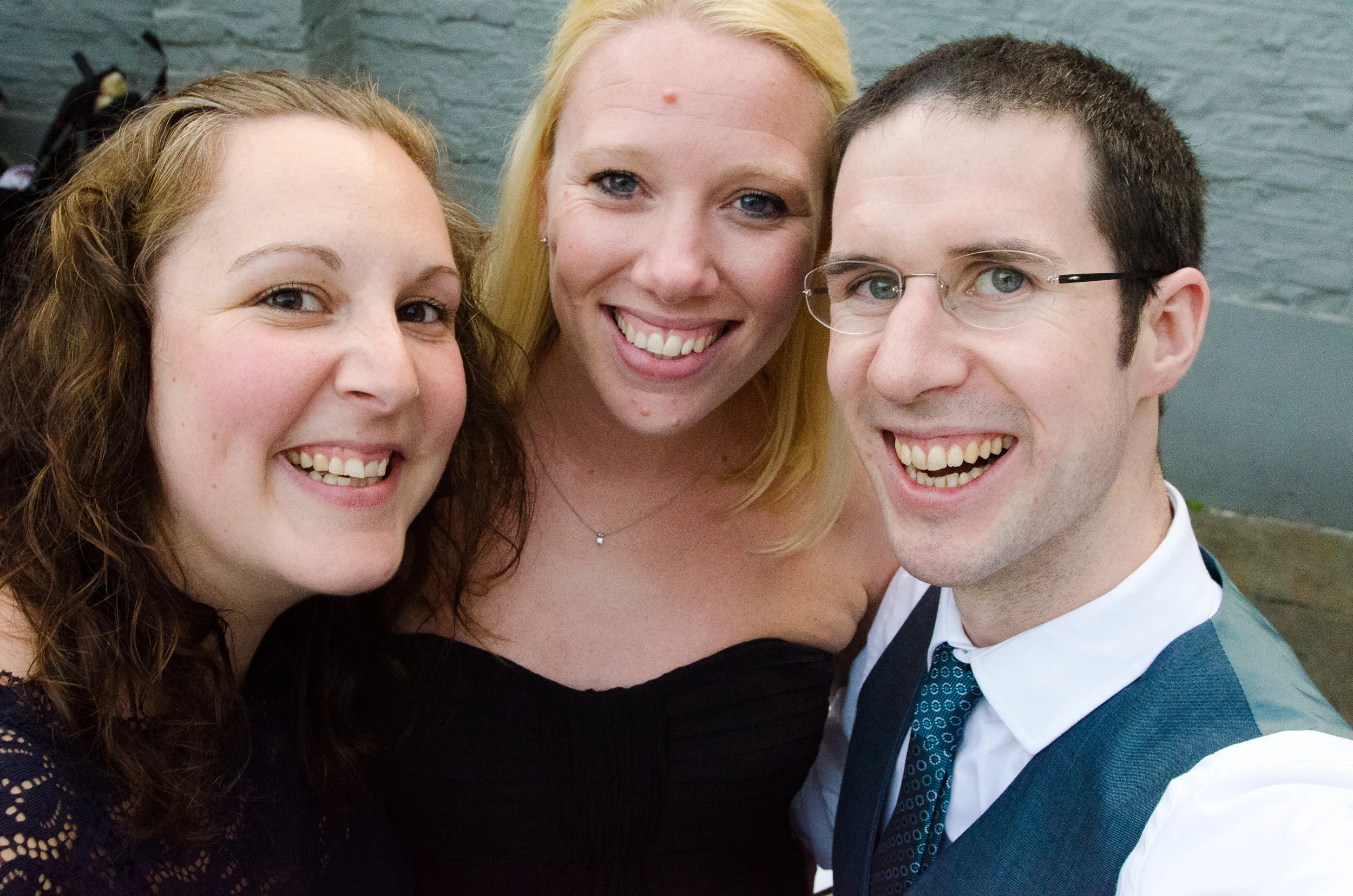 MRS & MRS GAMBLE-FLOWERS AND ME, AT THEIR FRIENDS WEDDING