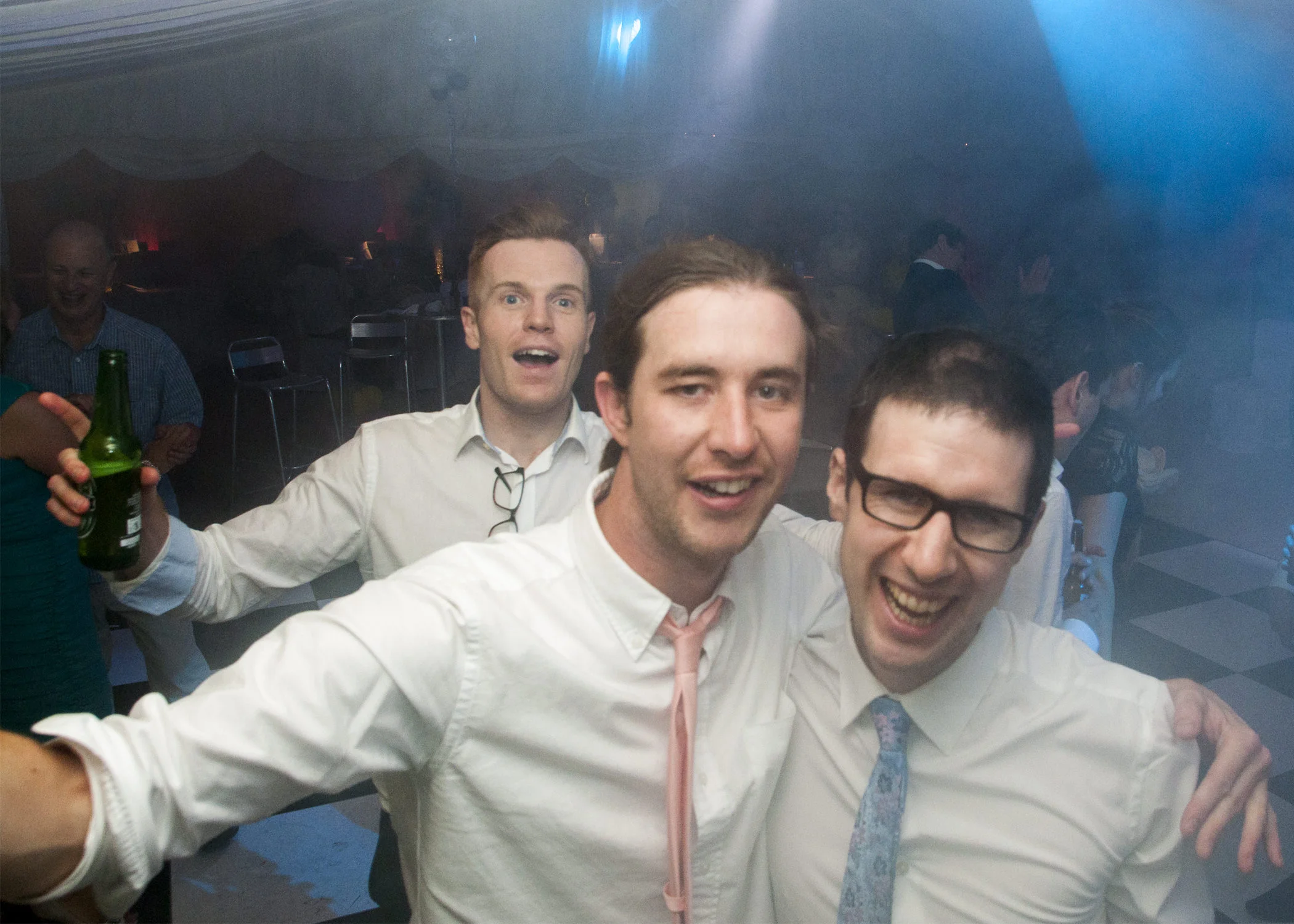 Liam Photo-bombing.